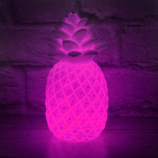Kleur Veranderende Ananas Sfeerlamp voor Slaapkamer en Decoratie van Merkloos — afbeelding 2