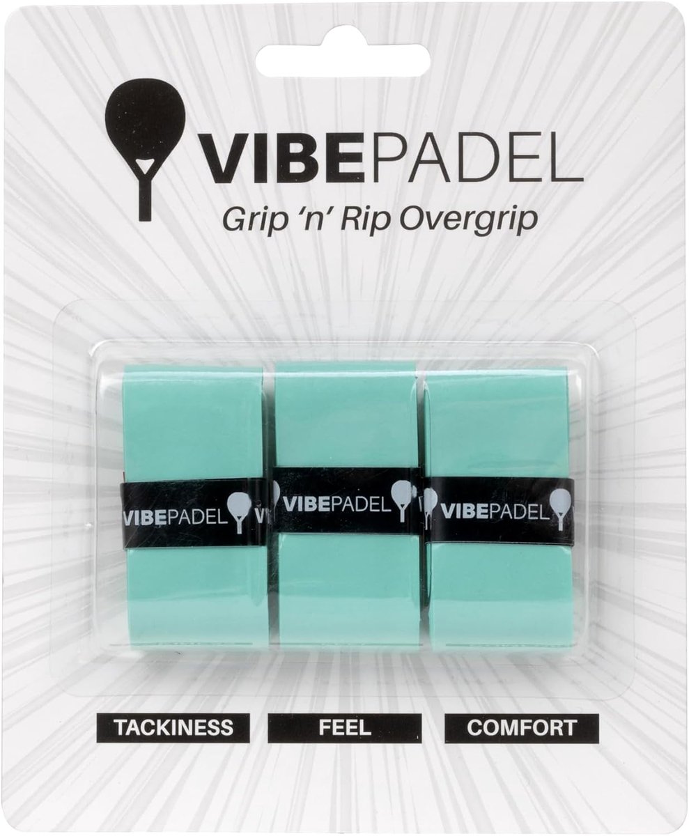 Antislip Overgrip Padel Racket - Tacky Feel voor Padel, Squash, Badminton en Pickleball - 3 Stuks