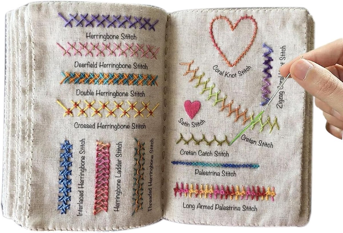 Complete Naaiboek met Borduurhandleiding en Gereedschapsset voor Beginners — cadeau in Hobby - foto 6