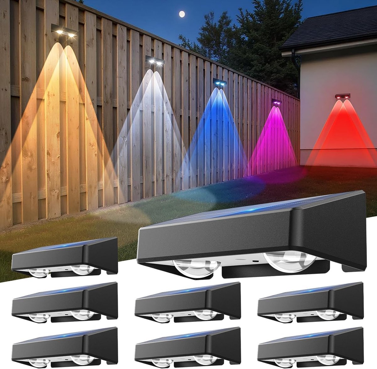 Solar Tuinlamp met Afstandsbediening – LED Buitenlamp op Zonne-energie – IP66 Waterdicht – Bewegingssensor – Solar Verlichting voor Tuin, Oprit en Terras
