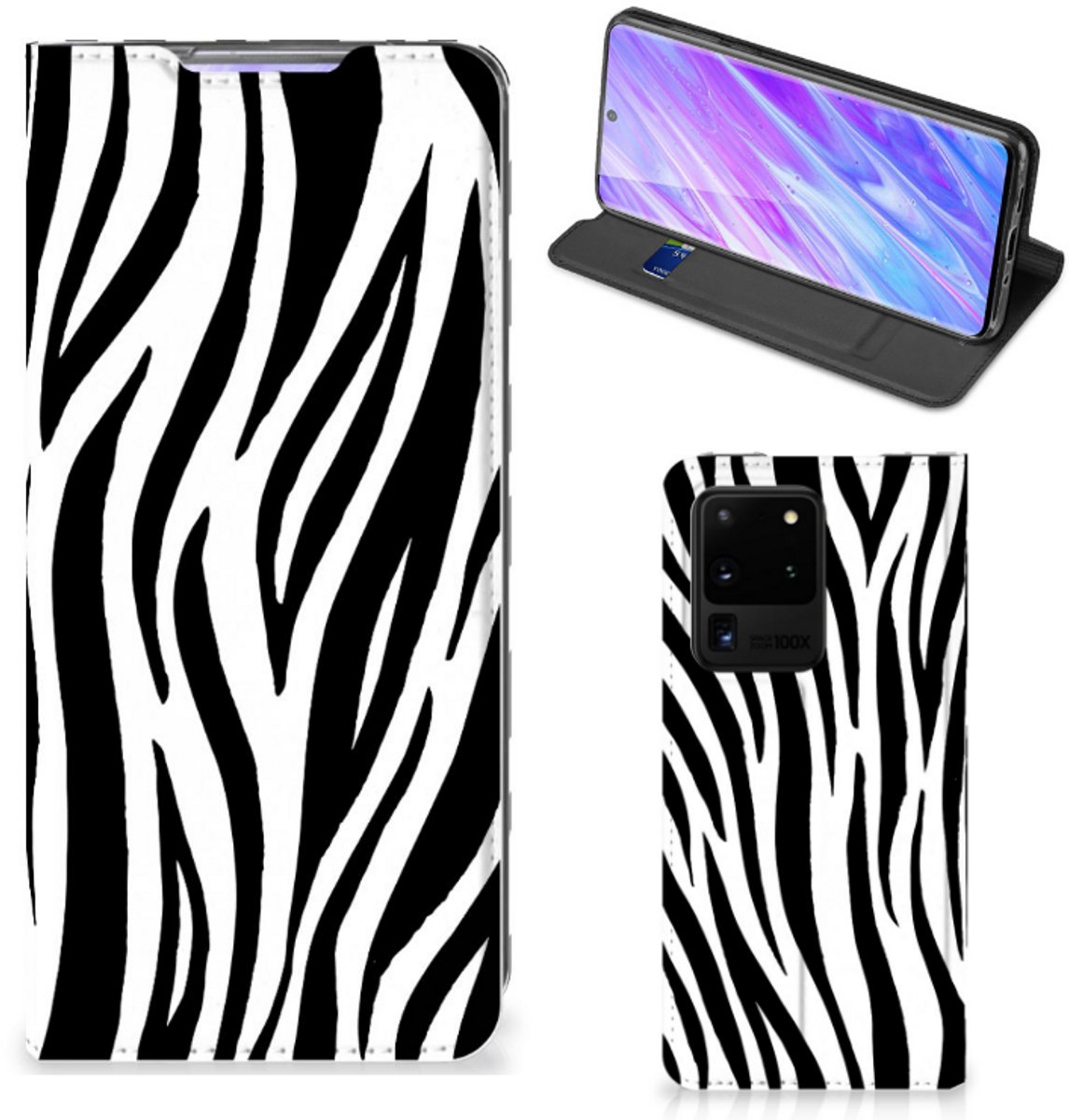 Samsung Galaxy S20 Ultra Hoesje maken Zebra