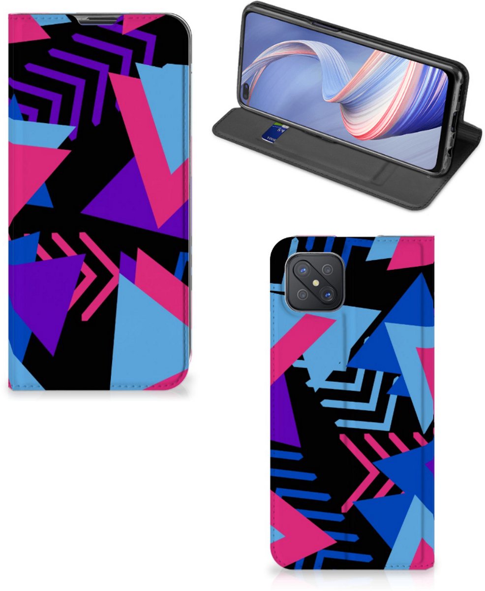 OPPO Reno4 Z 5G Stand Case Funky Triangle