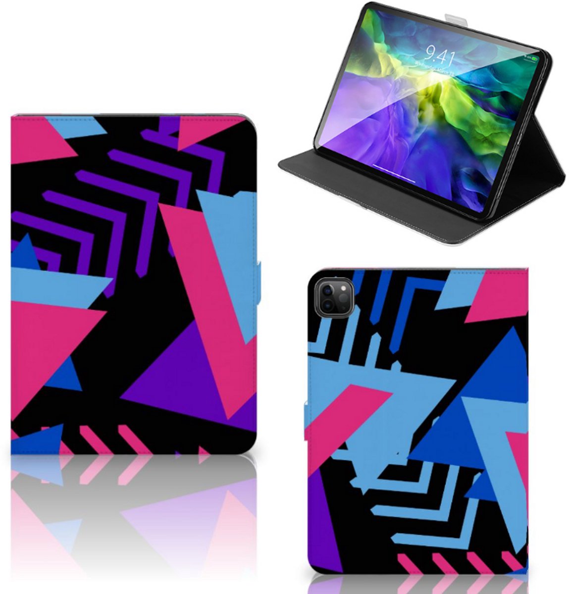 iPad Pro 11 2020/2021/2022 Tablet Beschermhoes Funky Triangle