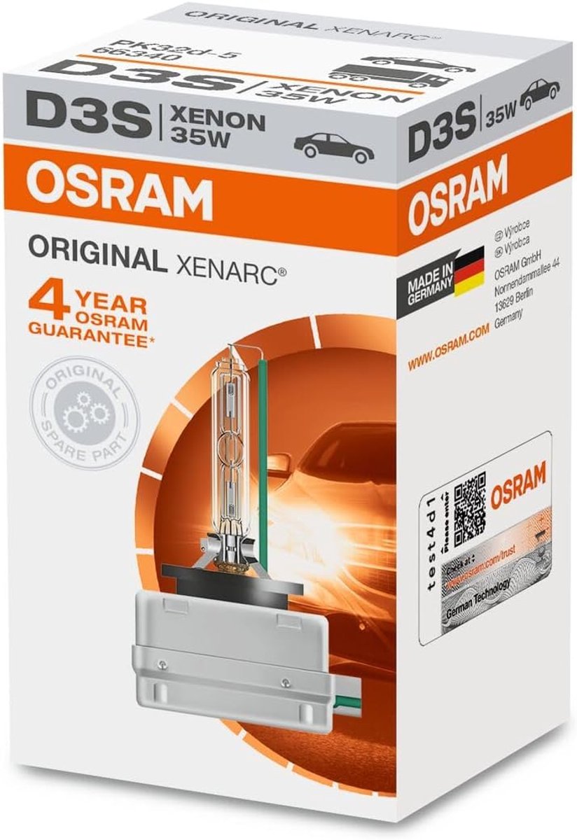 Xenon koplamp D3S - Wit, Hoge kwaliteit en duurzaamheid