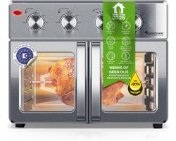 Digitale Heteluchtoven XXL - 32 Liter met Draaispies en Airfryer-functie