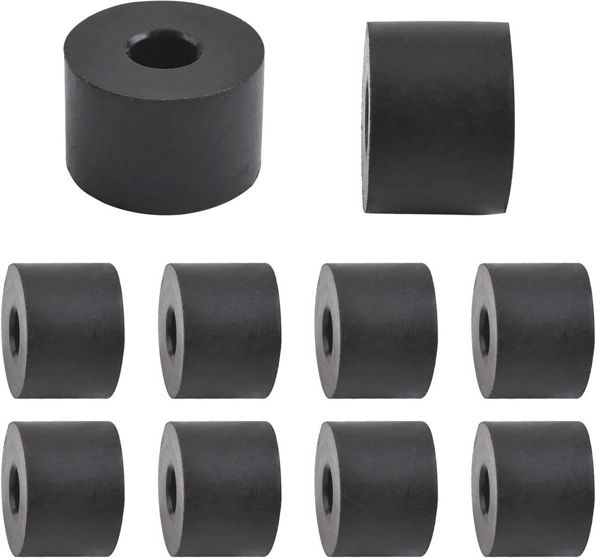 10 Stuks Multifunctionele Rubber Spacer - 3/4 Inch Dikke Rubber Bus met Platte Wasmachines