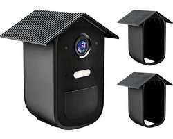 Housse en silicone résistante aux intempéries pour EufyCam 2C/2C Pro - 2 pièces, étanche et protection UV pour intérieur et extérieur