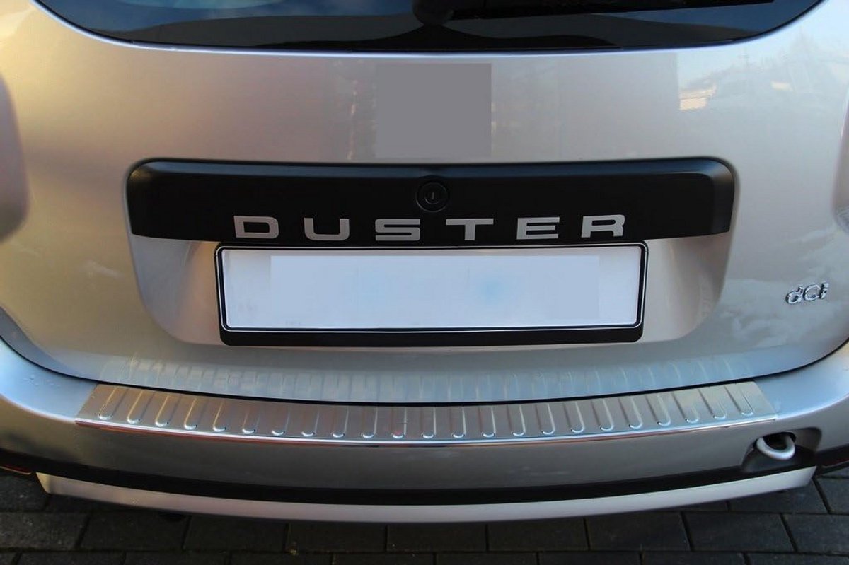 Bumperbescherming van RVS met afkanting voor achterbumper