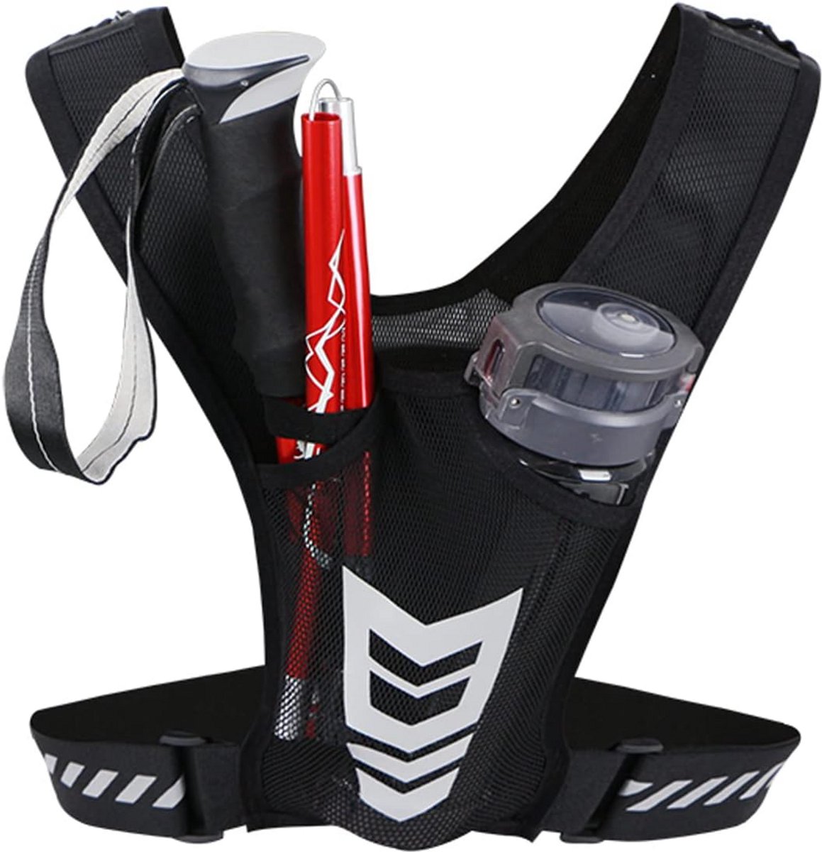 Hardloop Telefoonhouder voor Vest met Lichtgevend Straps en Waterproof Design