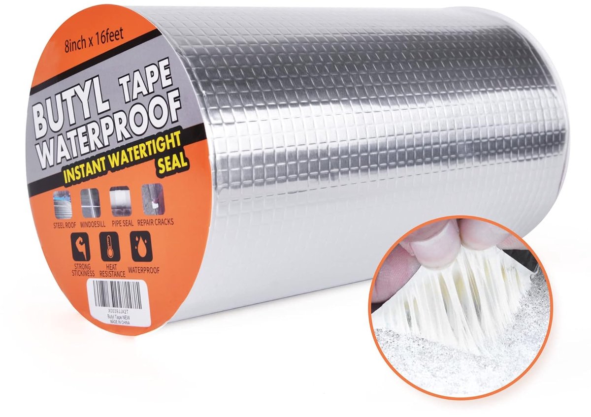 Waterdichte zelfklevende butylband voor dakkage reparatie - 5 x 40 m