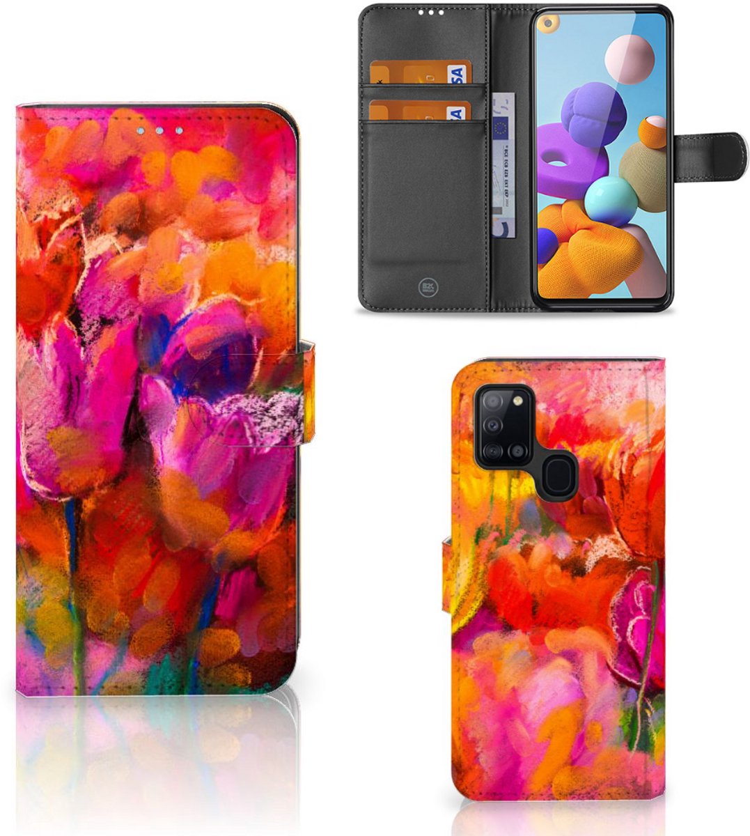 Hoesje Samsung Galaxy A21s Tulips