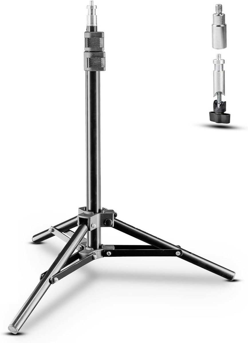 Lampstatief 108 cm - Zwart, Ideaal voor Studiofotografie