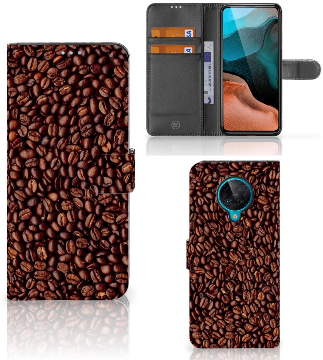 Xiaomi Poco F2 Pro Book Cover Koffiebonen