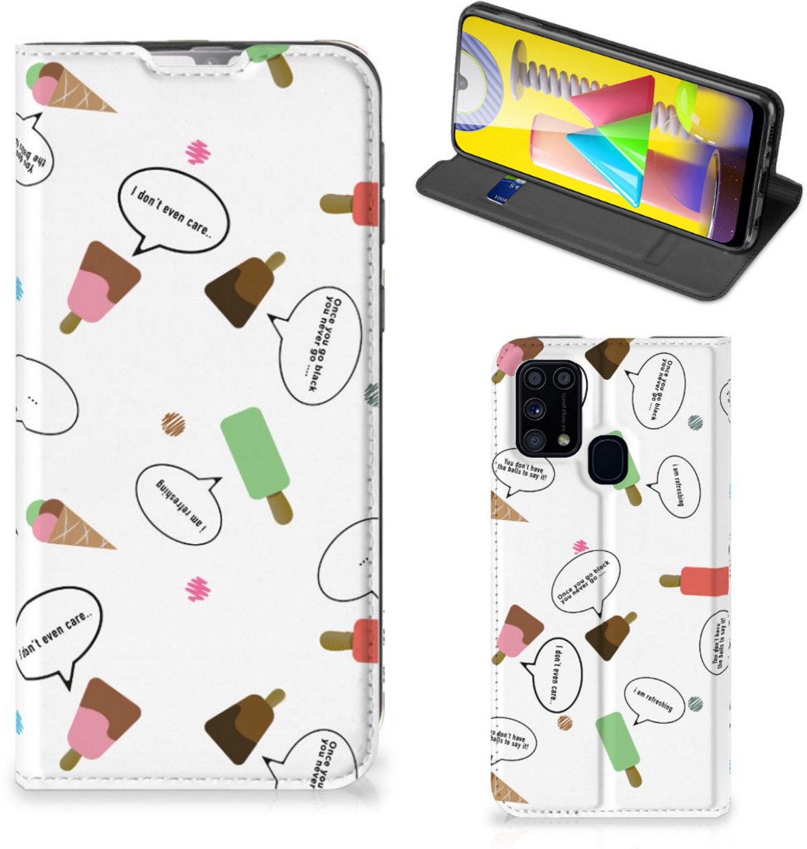Samsung Galaxy M31 Flip Style Cover IJsjes