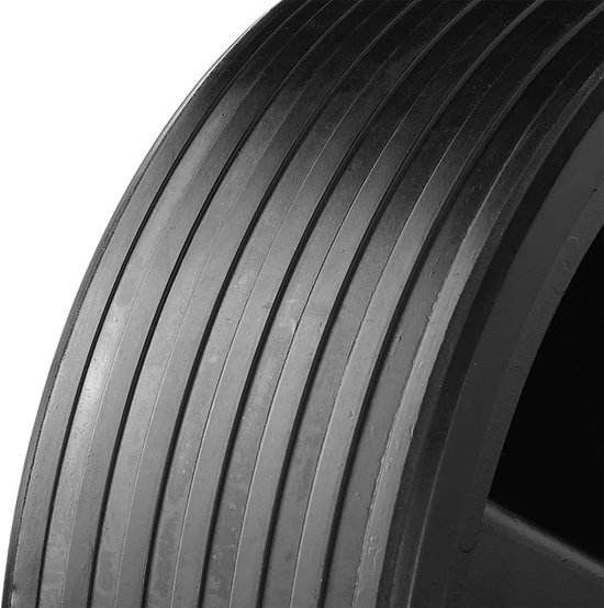 Reservewiel Steunwiel met Kunststof Velg en Massief Rubber Banden 220 x 70 mm van Merkloos	 — afbeelding 2