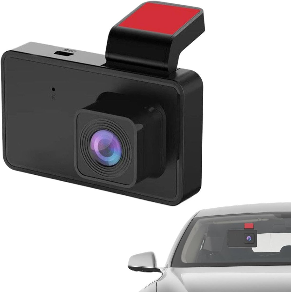 1080p rijrecorder, 1080p autorecorder, 170-graden groothoek autocamera met rijfunctie | 24-uurs parkeermonitor, loopopname, recorder