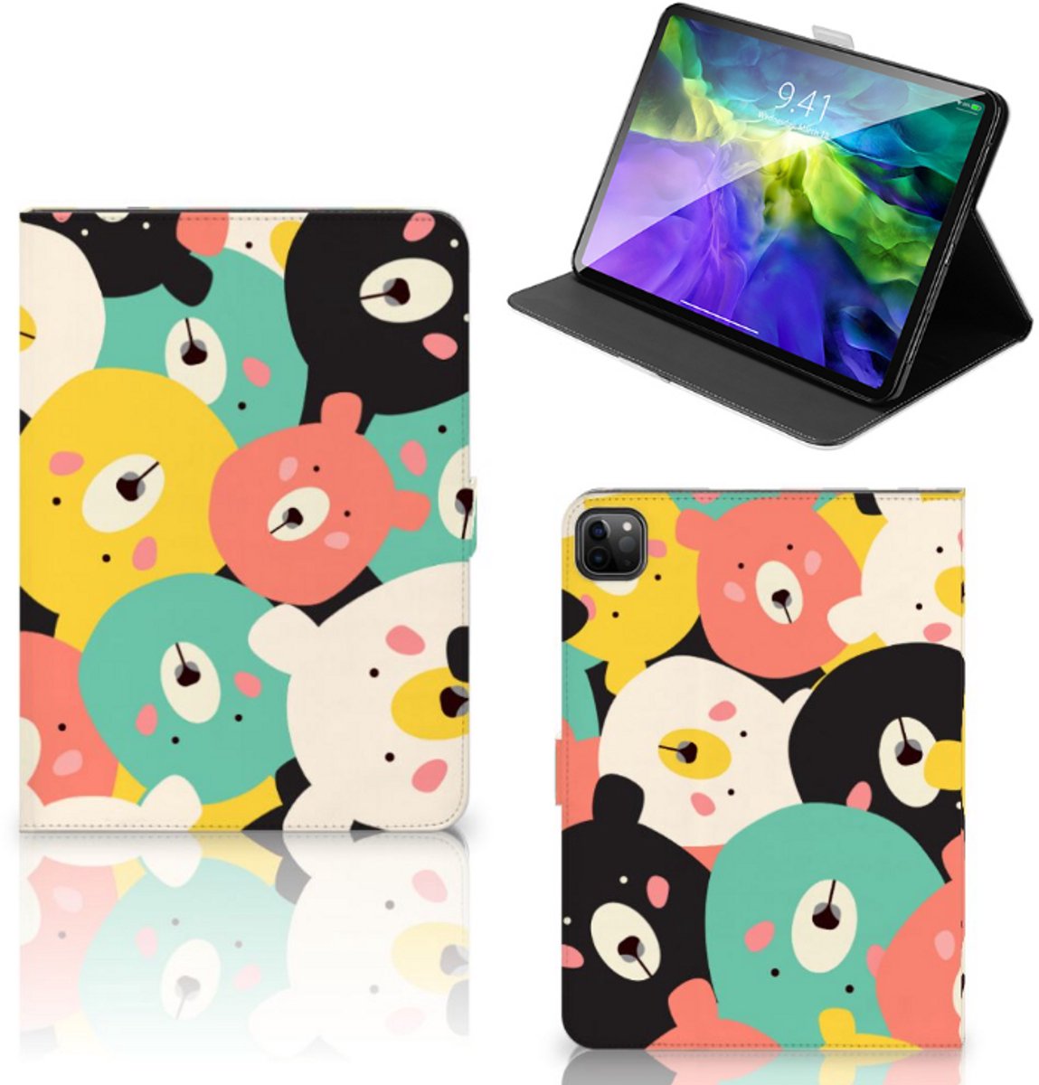 iPad Pro 11 2020/2021/2022 Hippe Tablet Hoes Bears