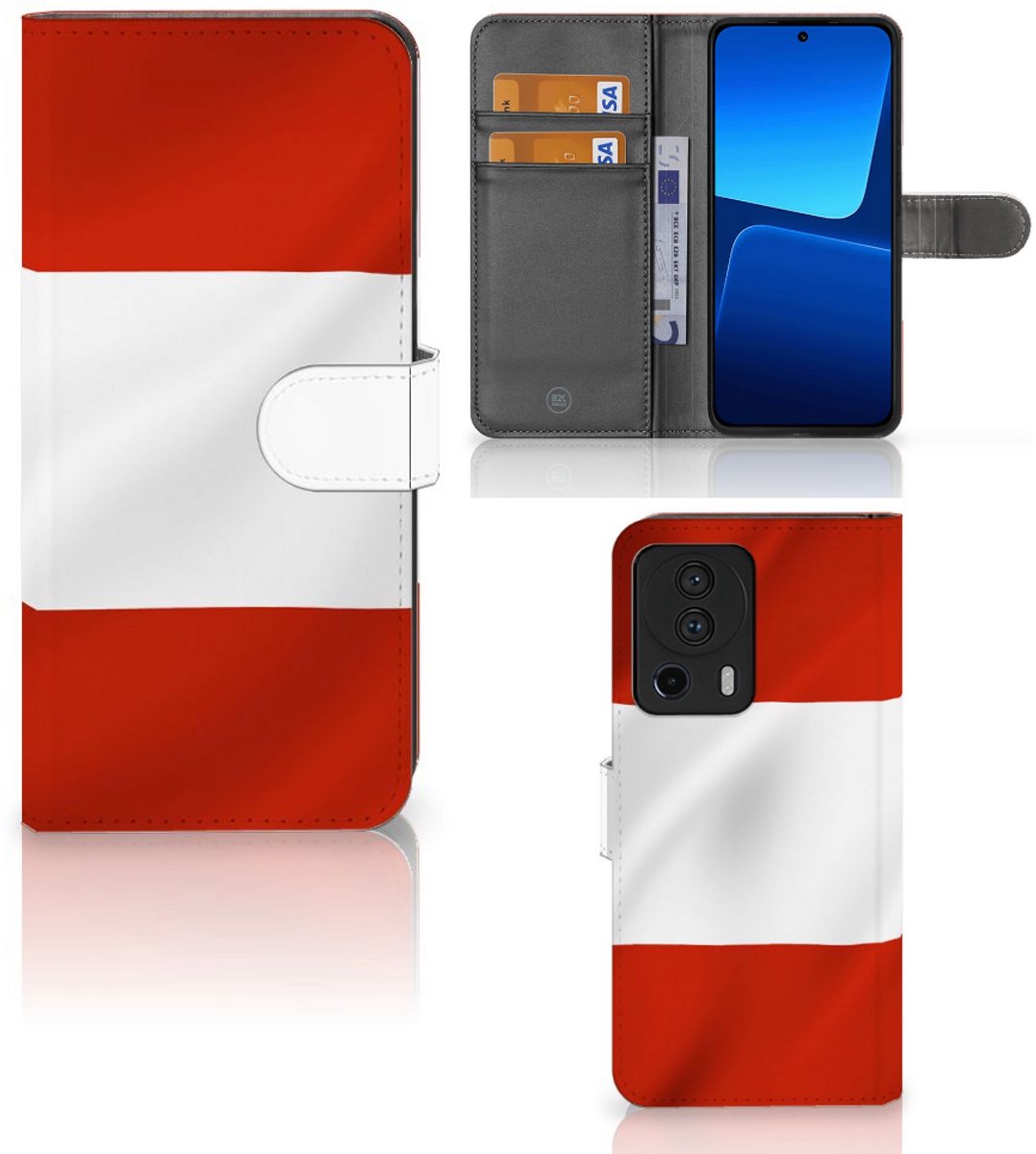Xiaomi 13 Lite Bookstyle Case Oostenrijk
