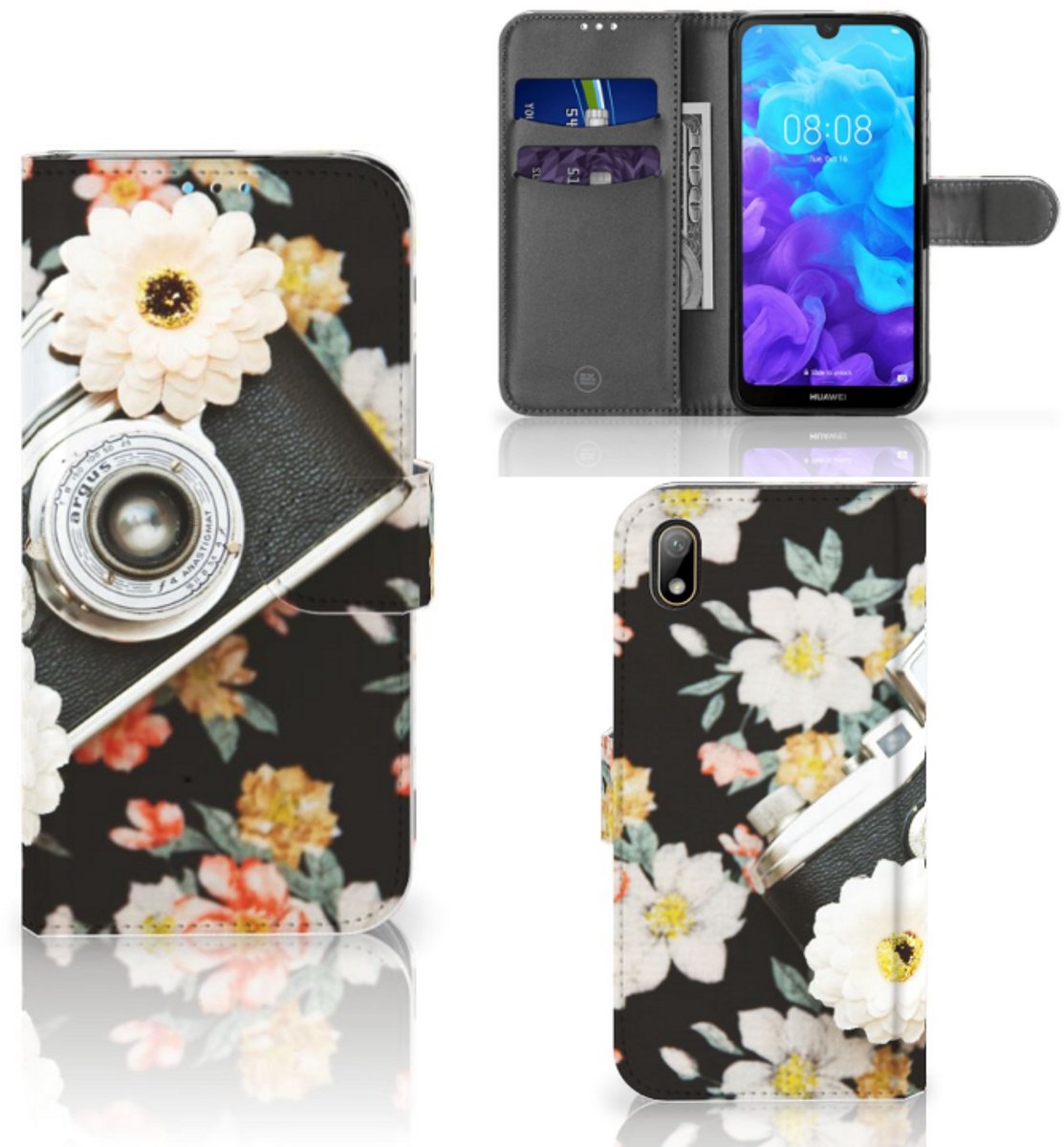 Huawei Y5 (2019) Telefoonhoesje met foto Vintage Camera