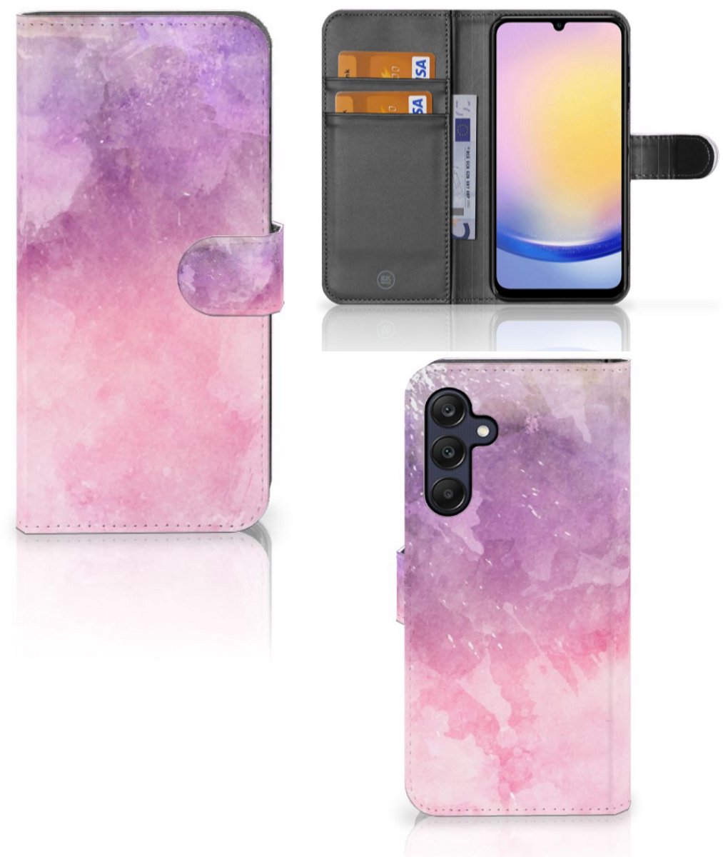 Hoesje Samsung Galaxy A25 Pink Purple Paint