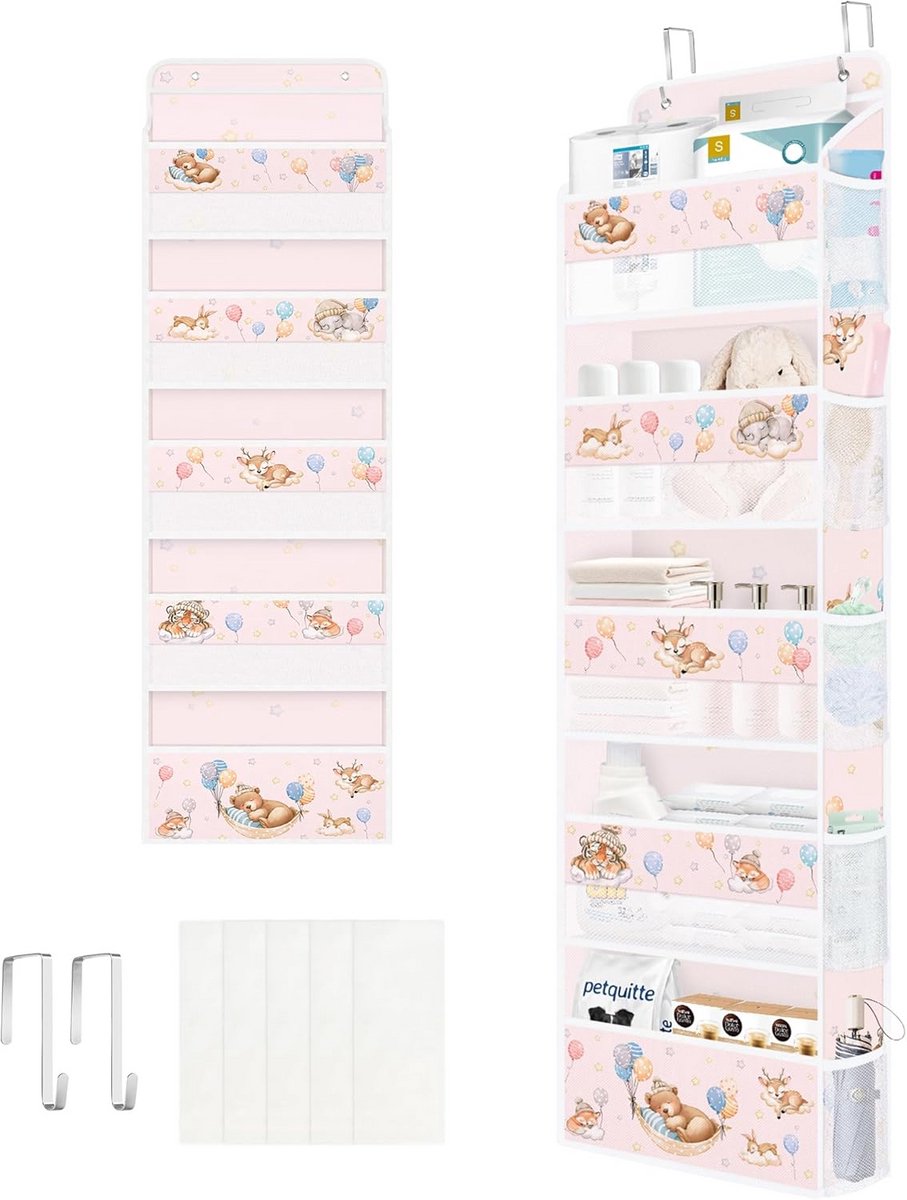 Hangende Opberger - Opbergrek - Hangorganizer - Organizer Wand en Deur - Hangrek