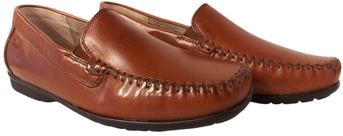 Sioux Instapper Cortizia-705-H Cognac Verwisselbaar Voetbed Wijdte H