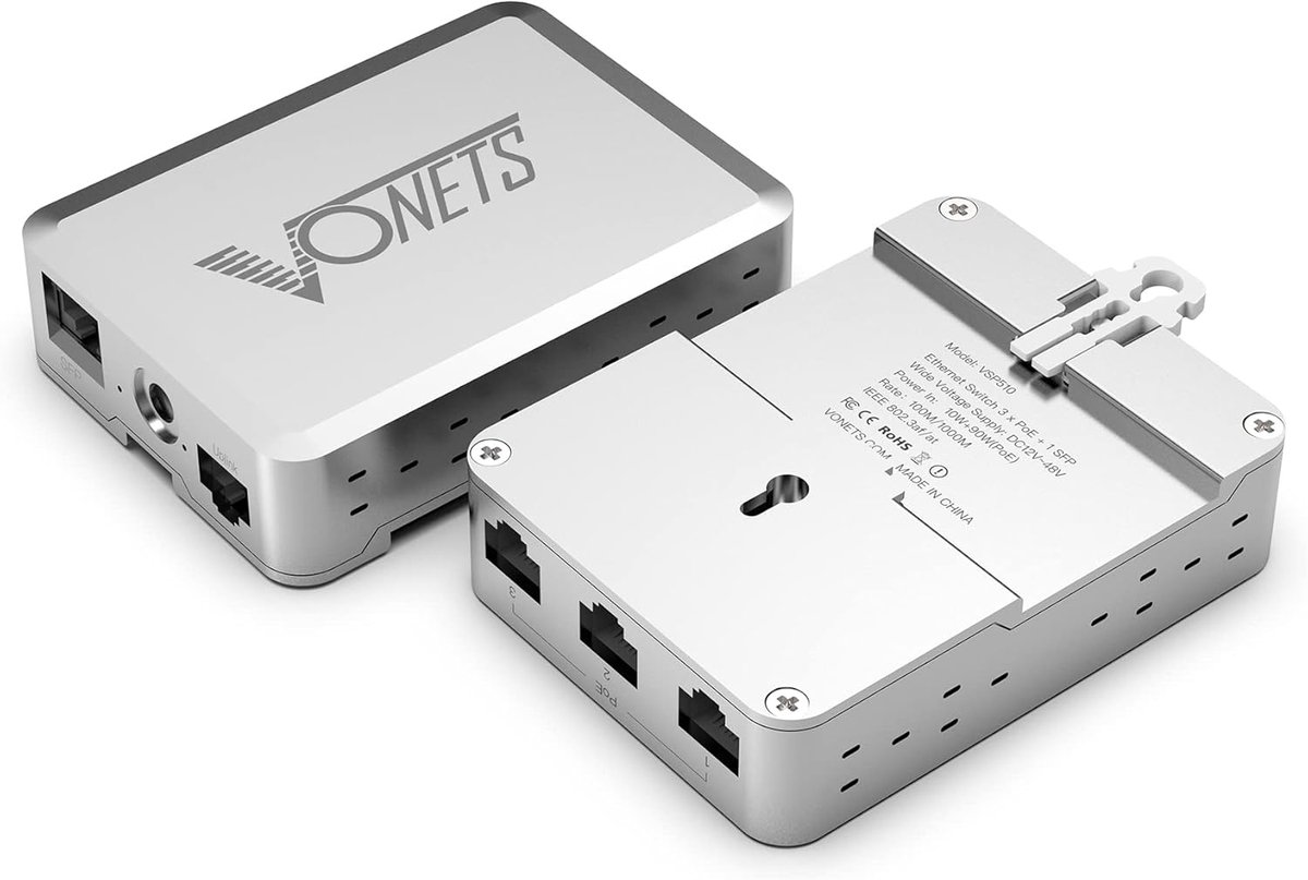 Industriële PoE Gigabit Switch met 5 Poorten voor Ethernet Netwerken