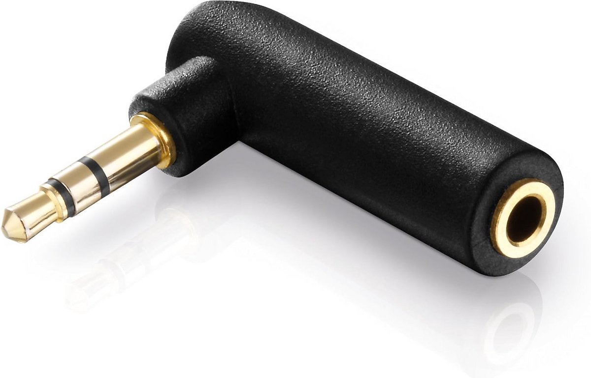 90° Audio Adapter 3,5 mm Jack voor Stabiele Geluidsoverdracht