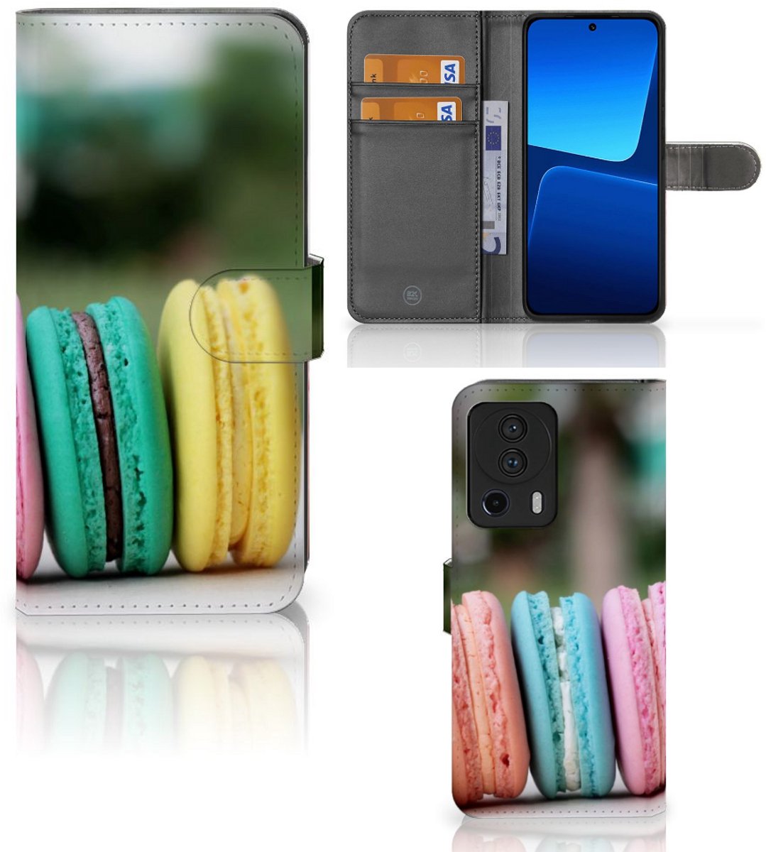 Xiaomi 13 Lite Book Cover Macarons