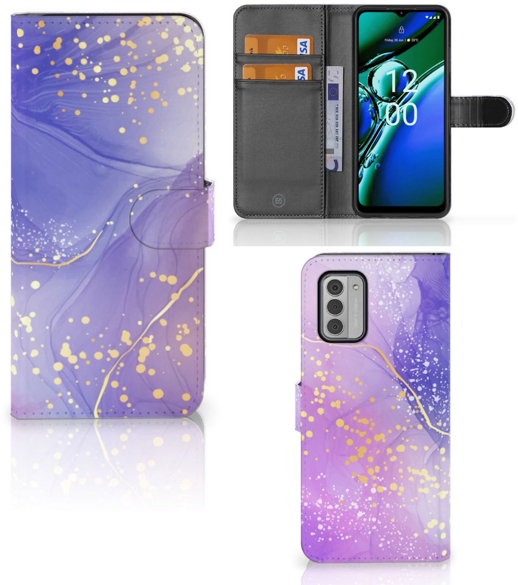 Hoesje voor Nokia G42 Watercolor Paars