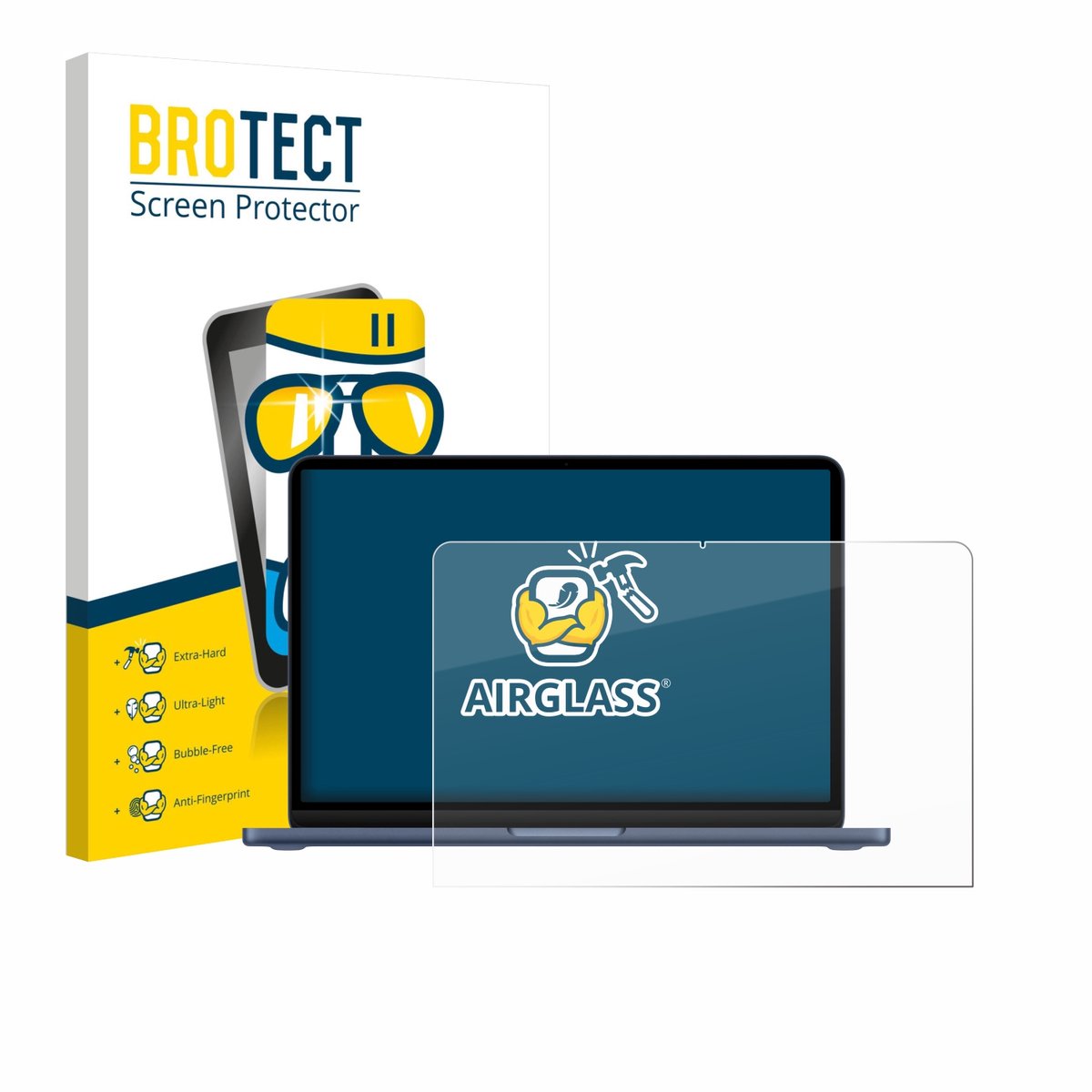 Screenprotector voor Apple MacBook Neo 13" 2026 Beschermglas transparant