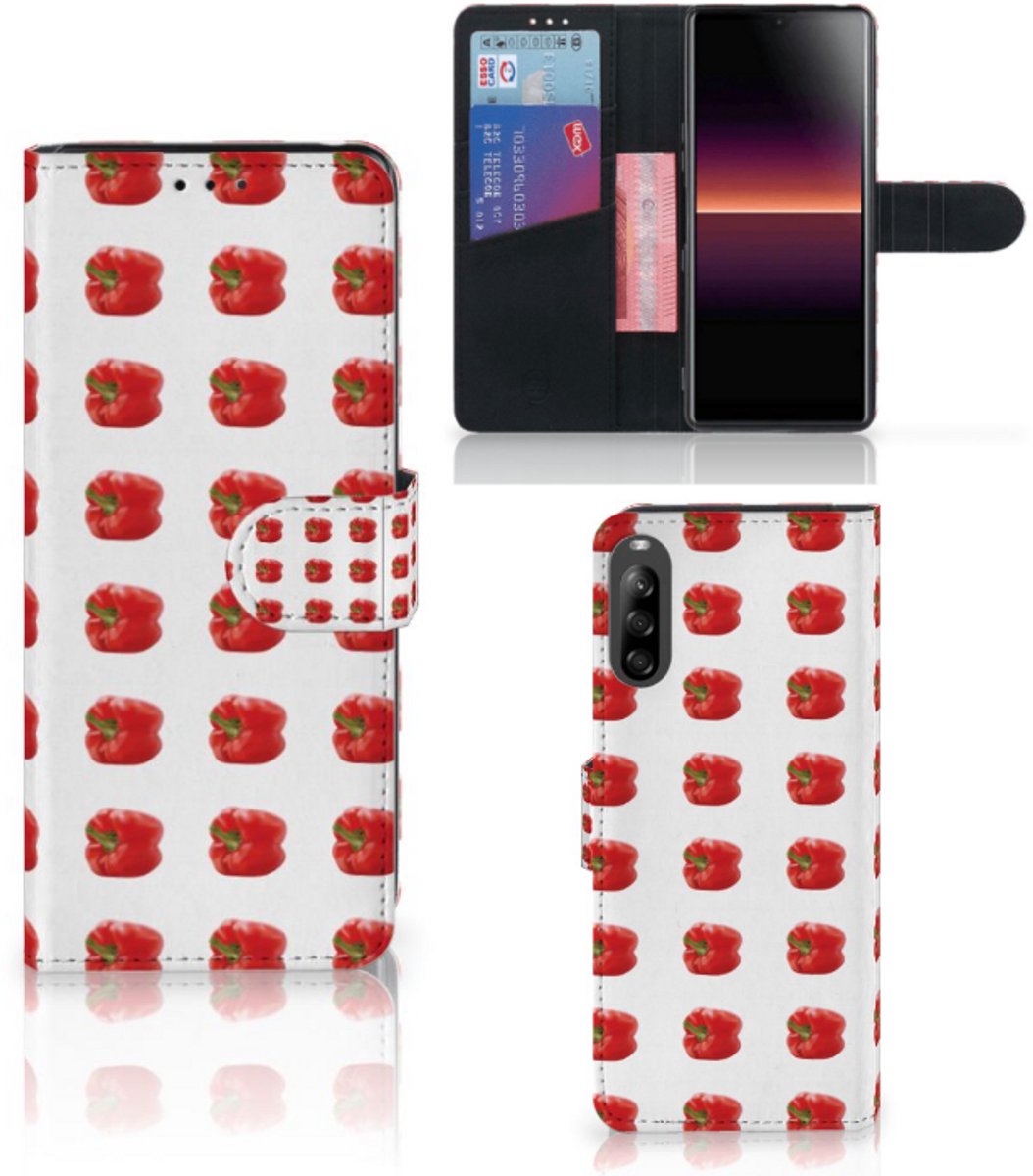 Sony Xperia L4 Book Cover Paprika Red