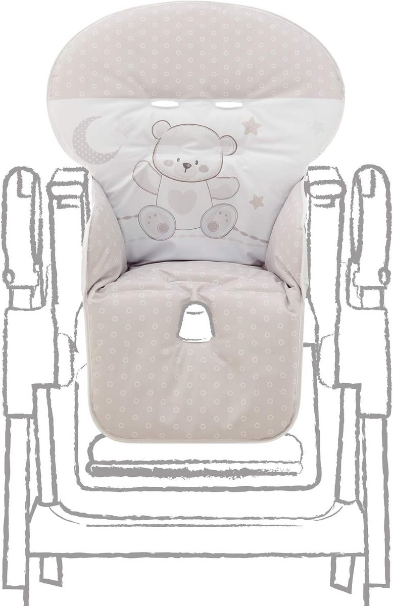Stoelbekleding PVC Jolie Choco voor Hoge Stoel