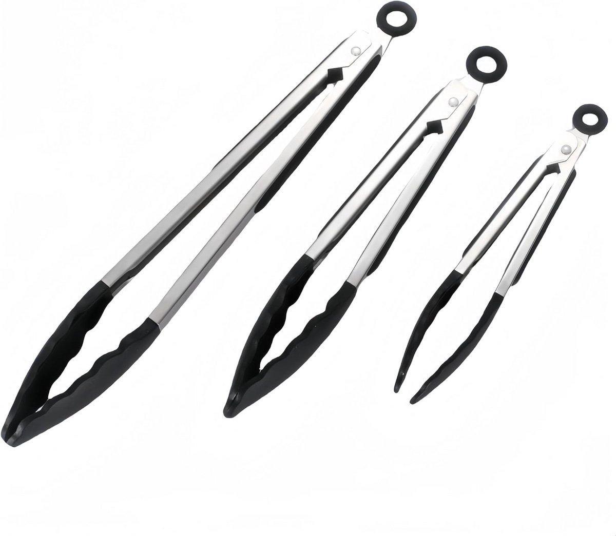 Roestvrij Stalen Grilltangen Set - 3-delige Hittebestendige Keuken Accessoires