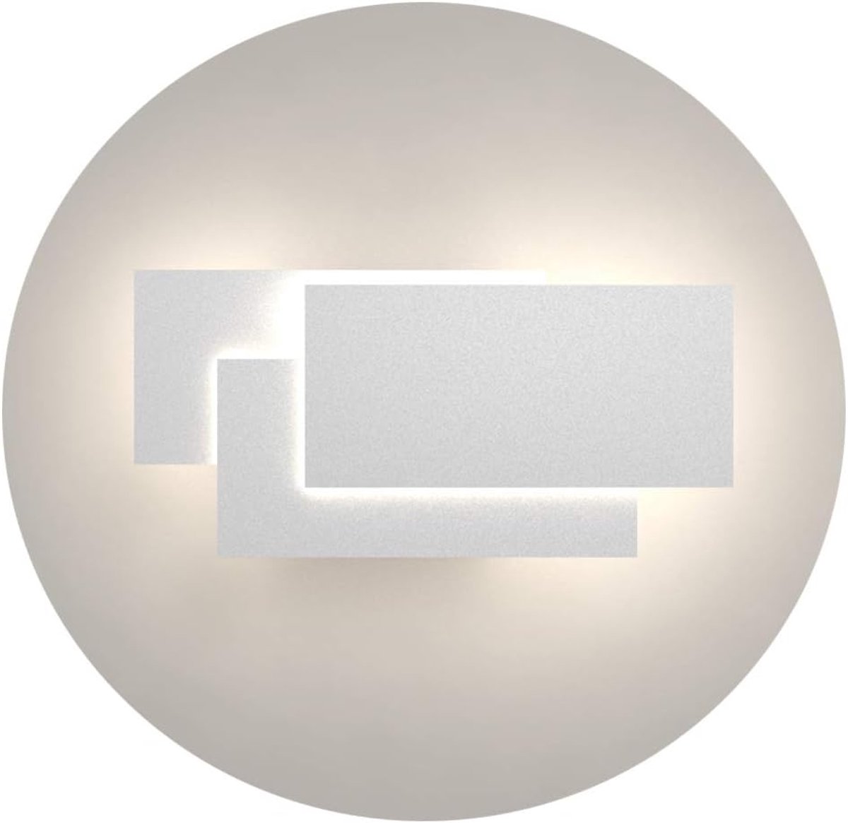 Moderne Led-wandlamp voor Binnen, 24 W, Natuurlijk Wit 4000K-4500K, Wandverlichting voor Woonkamer en Slaapkamer