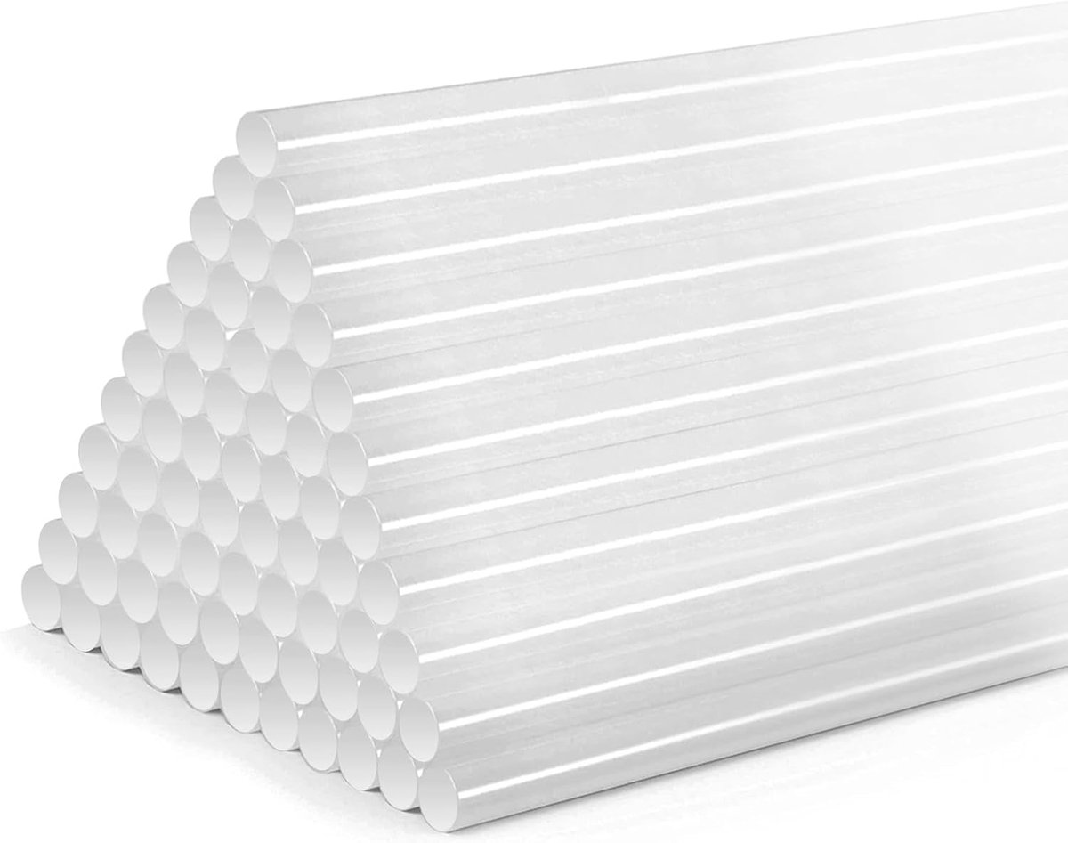 Doorzichtige Lijmsticks voor Lijmpistolen - 80 Stuks - 7 x 130 mm - Perfect voor Doe-Het-Zelf Projecten en Reparaties