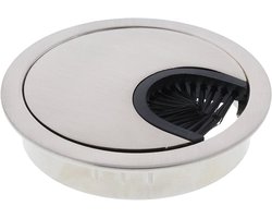 Kabeldoorvoer RVS 80mm met Borstelafdichting