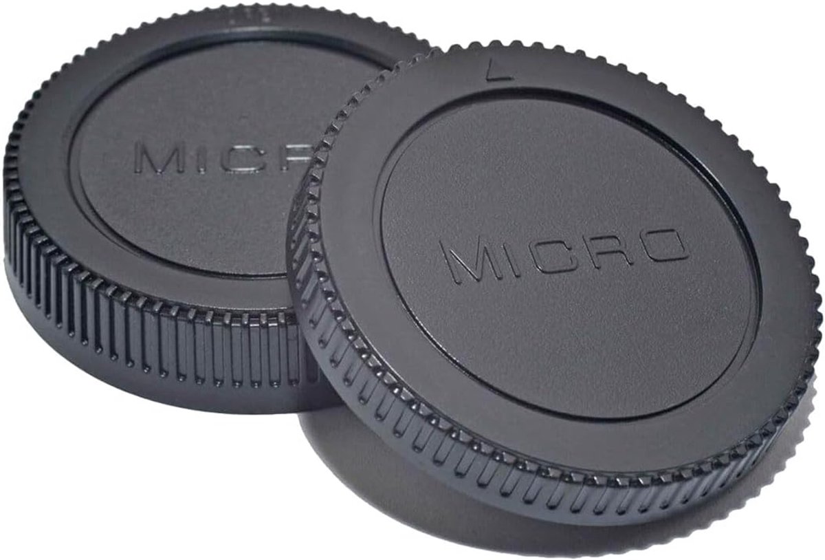 Body Cap en Achter Lens Cap voor Micro 4/3rds Camera's en Lenzen