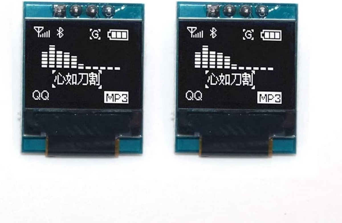2 Stuks 4 P 6.6" OLED Display Module 64x48 Scherm IIC I2C voor Arduino
