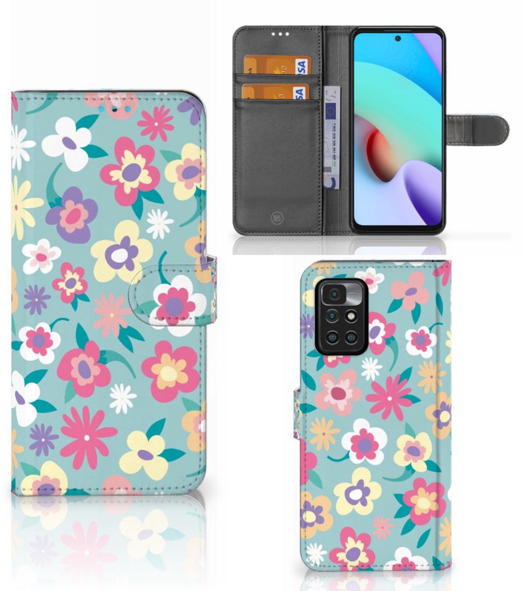 Xiaomi Redmi 10 Hoesje Flower Power