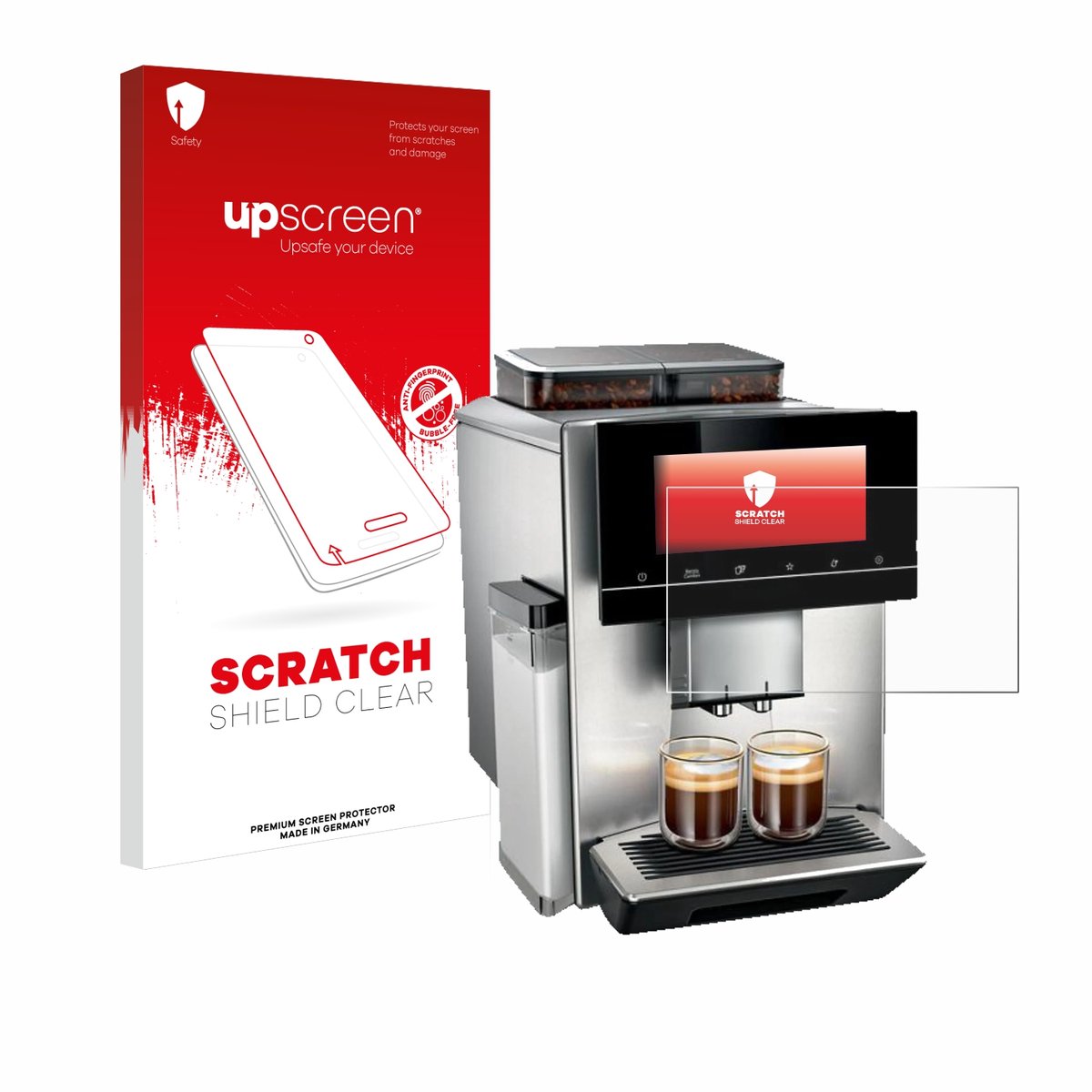 upscreen - Screenprotector voor Siemens EQ900 TQ907D03 - Folie Beschermfolie transparant