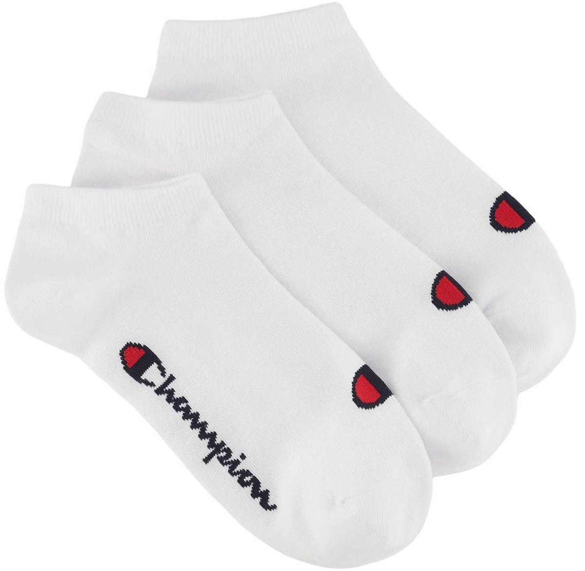 Champion Sneaker Sokken Senior 3-pack Wit