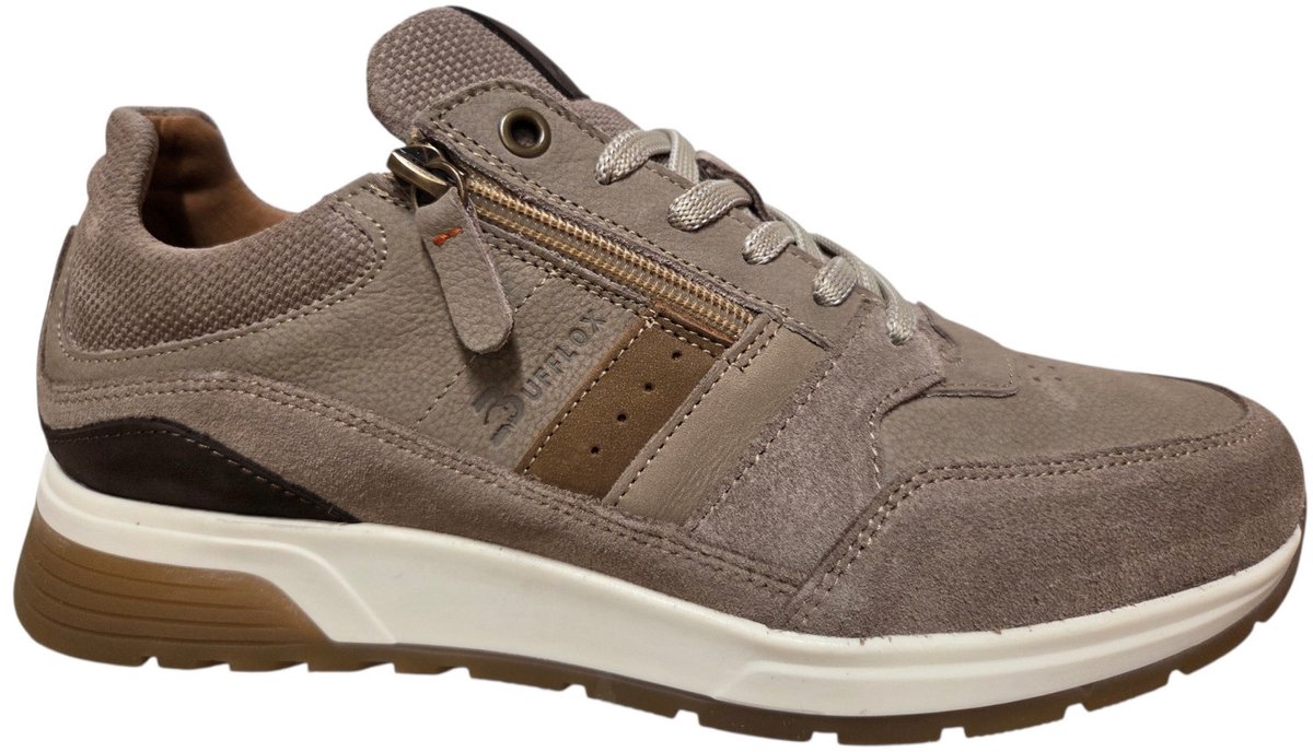Bufflox Berlin Taupe Sneakers Taupe Leer Heren - Taupe - 42