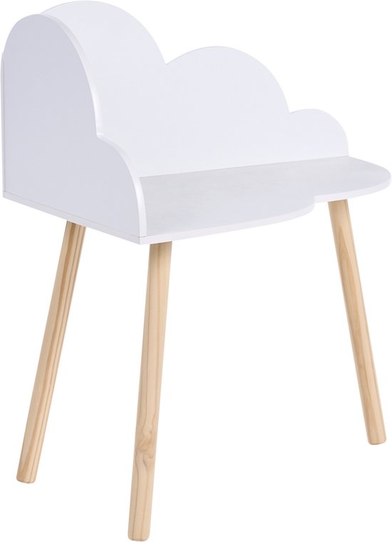 CLOUDY - Kindertafel en stoel set - Wit - MDF — afbeelding 4