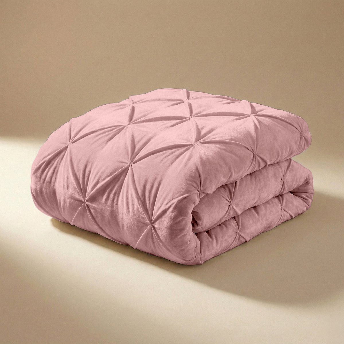 Dekbed Diamond Pintuck - 240x200 cm - Roze 350gsm