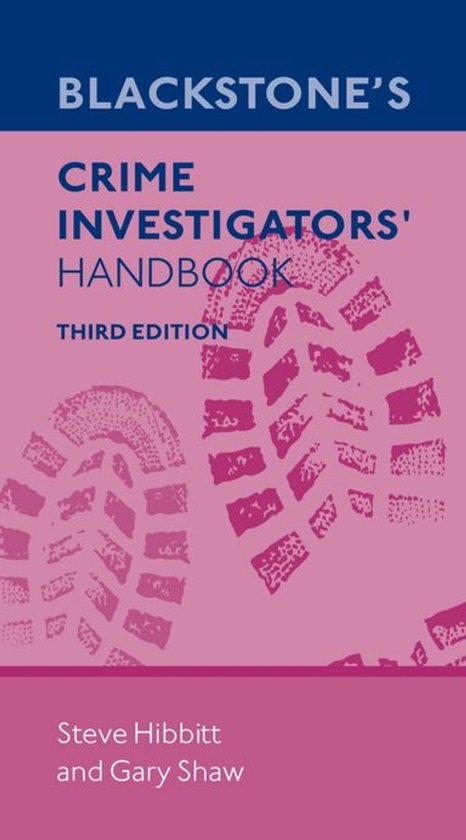 Blackstone's Crime Investigators' Handbook - cover