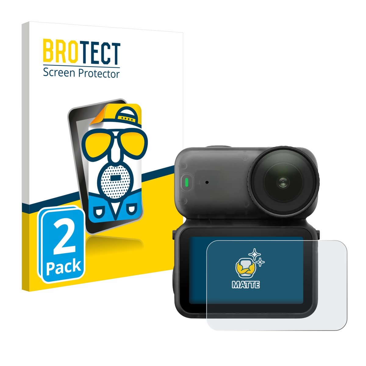 BROTECT - Screenprotector voor DJI Osmo Nano - Folie Beschermfolie matte 2 Stuks