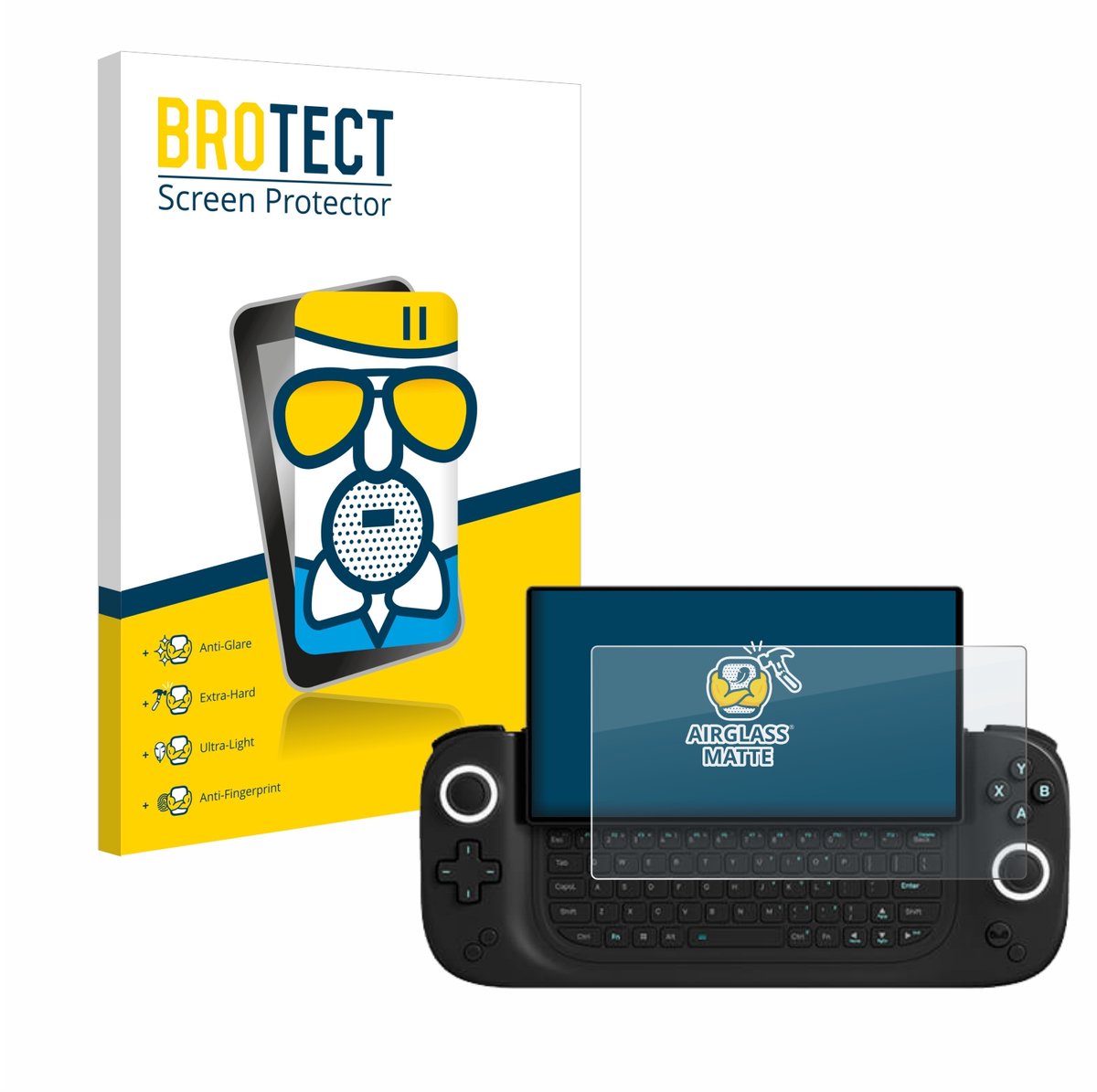 BROTECT - Screenprotector voor Antec Core HS - Folie Beschermfolie Beschermglas matte