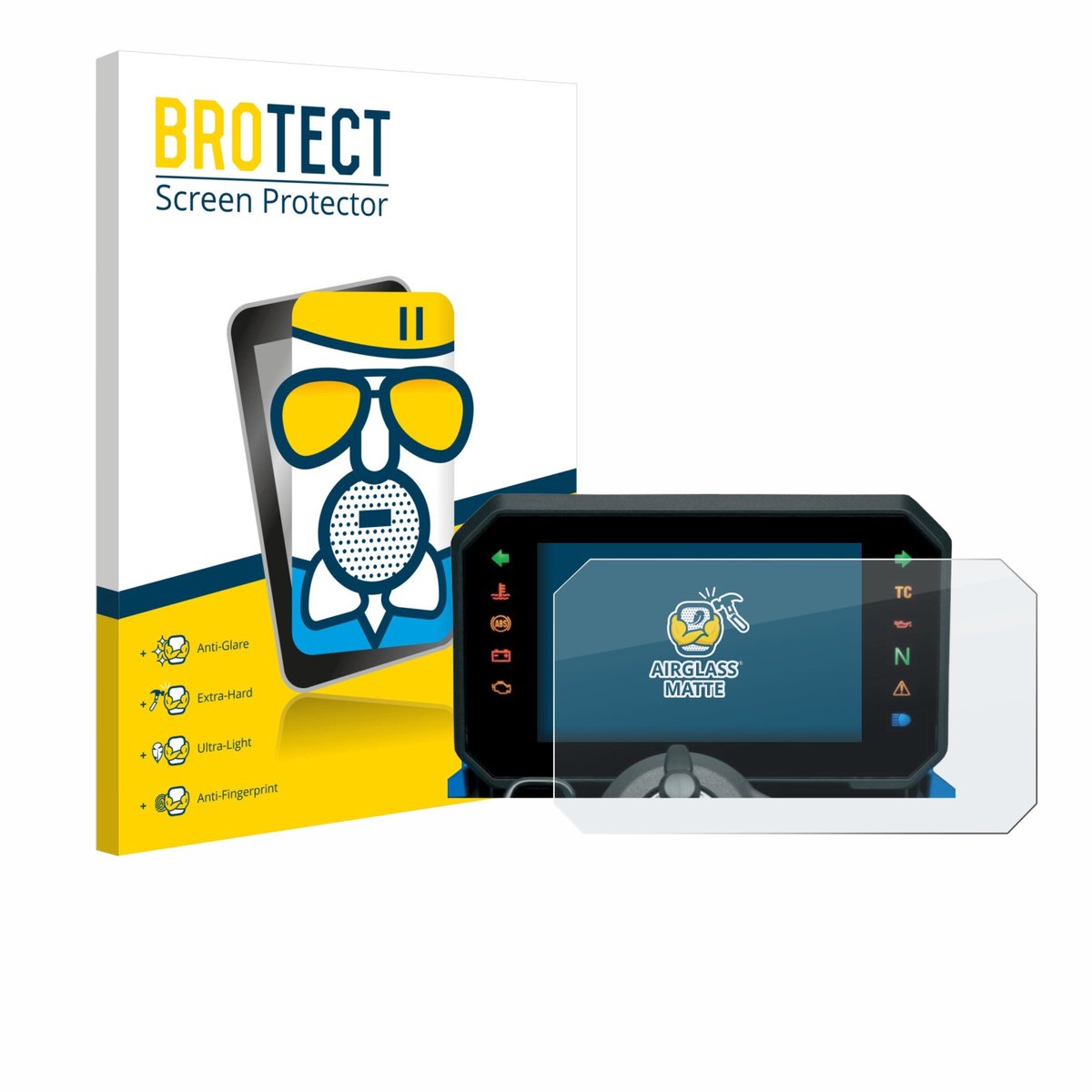 BROTECT - Screenprotector voor Suzuki GSX-8S 2025 - Folie Beschermfolie Beschermglas matte