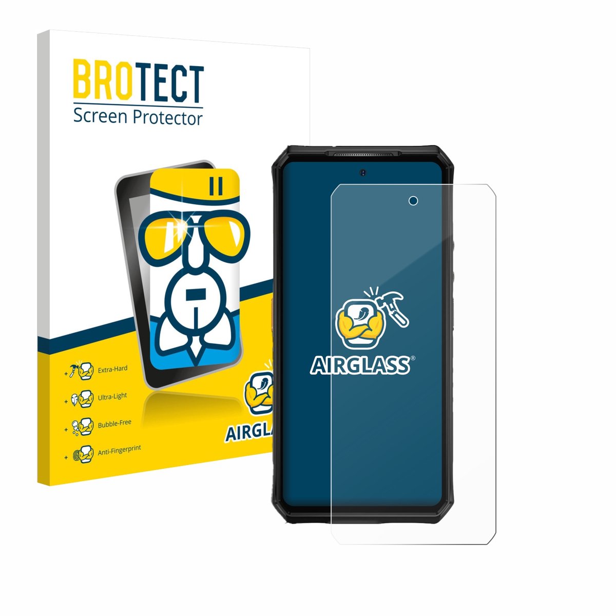 Screenprotector voor Ulefone Armor 28 Ultra Thermal Beschermglas transparant